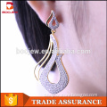 wholesale fashion jewelry dubai gold jewelry earring 925 silver 18k gold plating earrigns